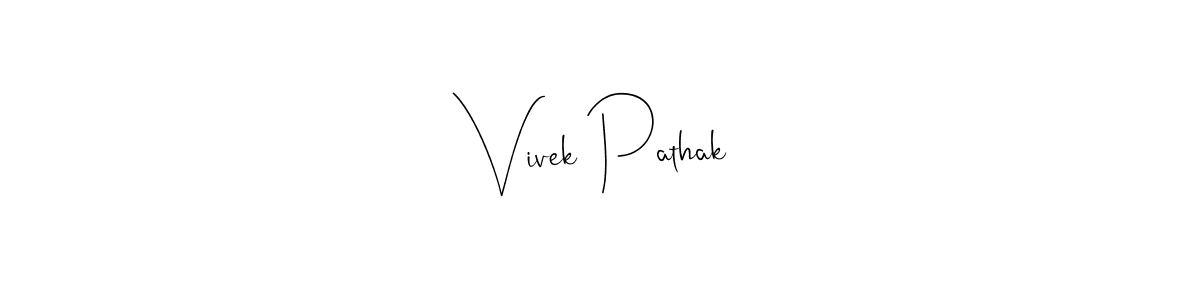 Make a beautiful signature design for name Vivek Pathak. Use this online signature maker to create a handwritten signature for free. Vivek Pathak signature style 4 images and pictures png