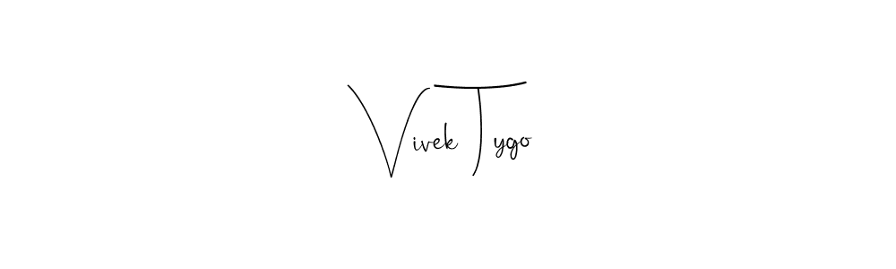 How to Draw Vivek Tygo signature style? Andilay-7BmLP is a latest design signature styles for name Vivek Tygo. Vivek Tygo signature style 4 images and pictures png