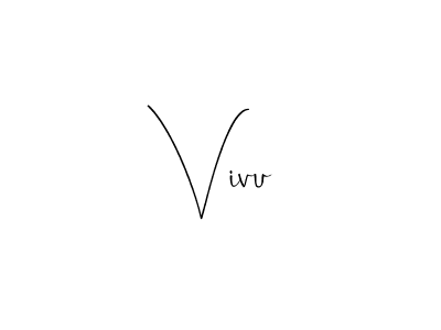 Make a beautiful signature design for name Vivu. Use this online signature maker to create a handwritten signature for free. Vivu signature style 4 images and pictures png