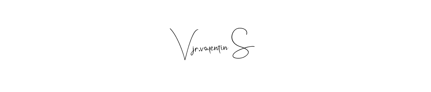 Make a beautiful signature design for name Vjr.valentin S. Use this online signature maker to create a handwritten signature for free. Vjr.valentin S signature style 4 images and pictures png