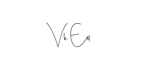 Use a signature maker to create a handwritten signature online. With this signature software, you can design (Andilay-7BmLP) your own signature for name Vk Eft. Vk Eft signature style 4 images and pictures png