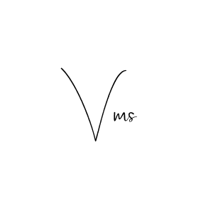 Similarly Andilay-7BmLP is the best handwritten signature design. Signature creator online .You can use it as an online autograph creator for name Vms. Vms signature style 4 images and pictures png