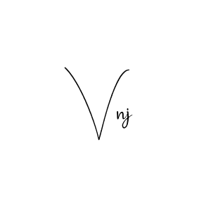 How to Draw Vnj signature style? Andilay-7BmLP is a latest design signature styles for name Vnj. Vnj signature style 4 images and pictures png