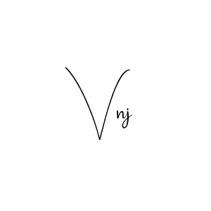 Design your own signature with our free online signature maker. With this signature software, you can create a handwritten (Andilay-7BmLP) signature for name Vnj. Vnj signature style 4 images and pictures png