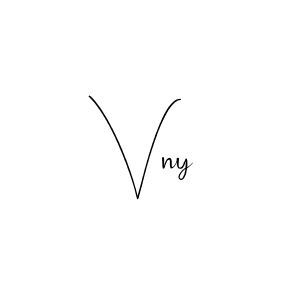 Create a beautiful signature design for name Vny. With this signature (Andilay-7BmLP) fonts, you can make a handwritten signature for free. Vny signature style 4 images and pictures png