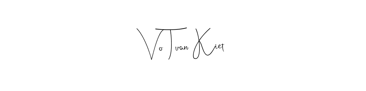 Also we have Vo Tuan Kiet name is the best signature style. Create professional handwritten signature collection using Andilay-7BmLP autograph style. Vo Tuan Kiet signature style 4 images and pictures png