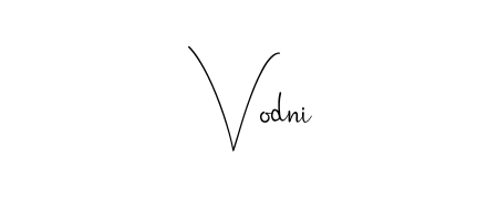 How to make Vodni name signature. Use Andilay-7BmLP style for creating short signs online. This is the latest handwritten sign. Vodni signature style 4 images and pictures png