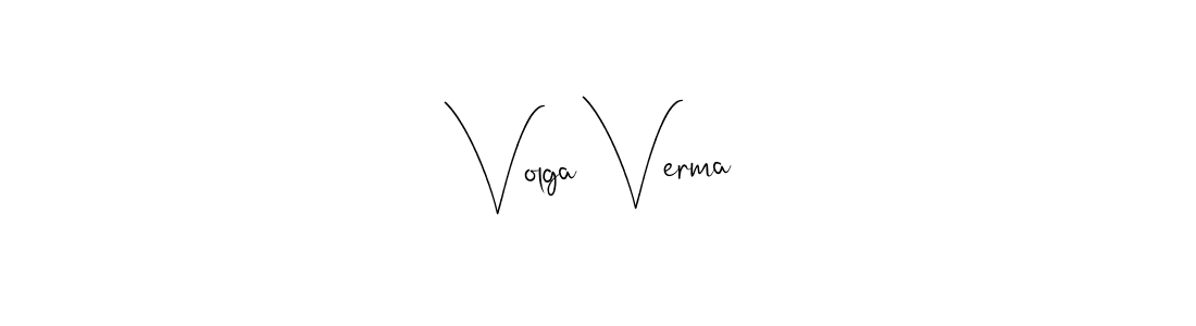 This is the best signature style for the Volga Verma name. Also you like these signature font (Andilay-7BmLP). Mix name signature. Volga Verma signature style 4 images and pictures png