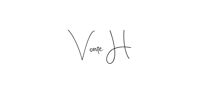 This is the best signature style for the Vonte H name. Also you like these signature font (Andilay-7BmLP). Mix name signature. Vonte H signature style 4 images and pictures png