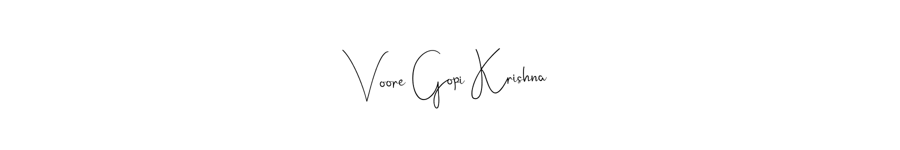 You should practise on your own different ways (Andilay-7BmLP) to write your name (Voore Gopi Krishna) in signature. don't let someone else do it for you. Voore Gopi Krishna signature style 4 images and pictures png