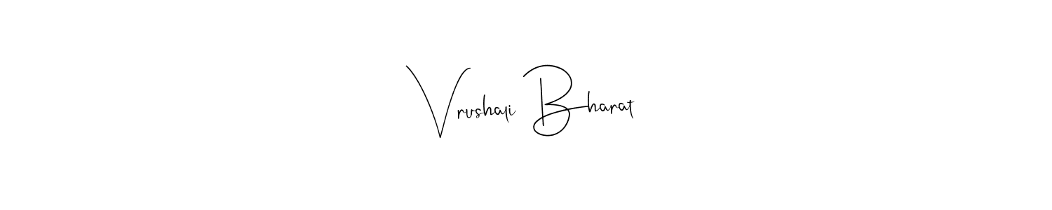 Design your own signature with our free online signature maker. With this signature software, you can create a handwritten (Andilay-7BmLP) signature for name Vrushali Bharat. Vrushali Bharat signature style 4 images and pictures png