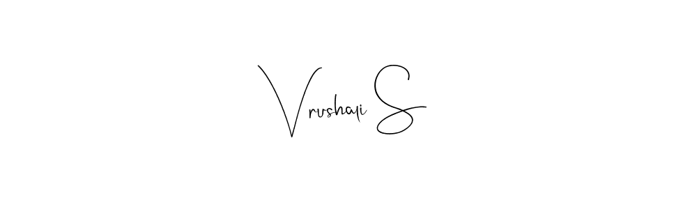 You can use this online signature creator to create a handwritten signature for the name Vrushali S. This is the best online autograph maker. Vrushali S signature style 4 images and pictures png