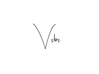 Once you've used our free online signature maker to create your best signature Andilay-7BmLP style, it's time to enjoy all of the benefits that Vsbs name signing documents. Vsbs signature style 4 images and pictures png