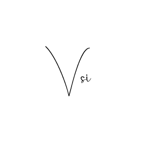 Vsi stylish signature style. Best Handwritten Sign (Andilay-7BmLP) for my name. Handwritten Signature Collection Ideas for my name Vsi. Vsi signature style 4 images and pictures png