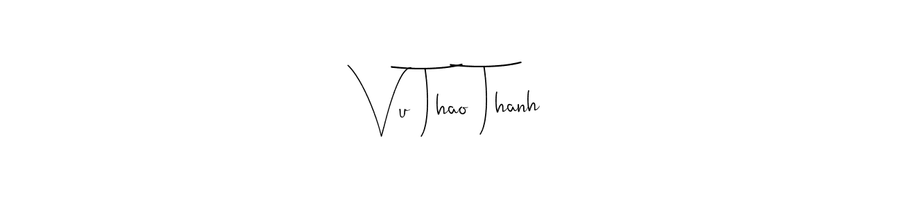 Make a beautiful signature design for name Vu Thao Thanh. Use this online signature maker to create a handwritten signature for free. Vu Thao Thanh signature style 4 images and pictures png