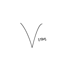 Design your own signature with our free online signature maker. With this signature software, you can create a handwritten (Andilay-7BmLP) signature for name Vum. Vum signature style 4 images and pictures png