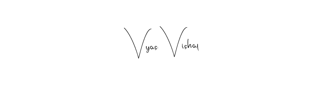 See photos of Vyas Vishal official signature by Spectra . Check more albums & portfolios. Read reviews & check more about Andilay-7BmLP font. Vyas Vishal signature style 4 images and pictures png