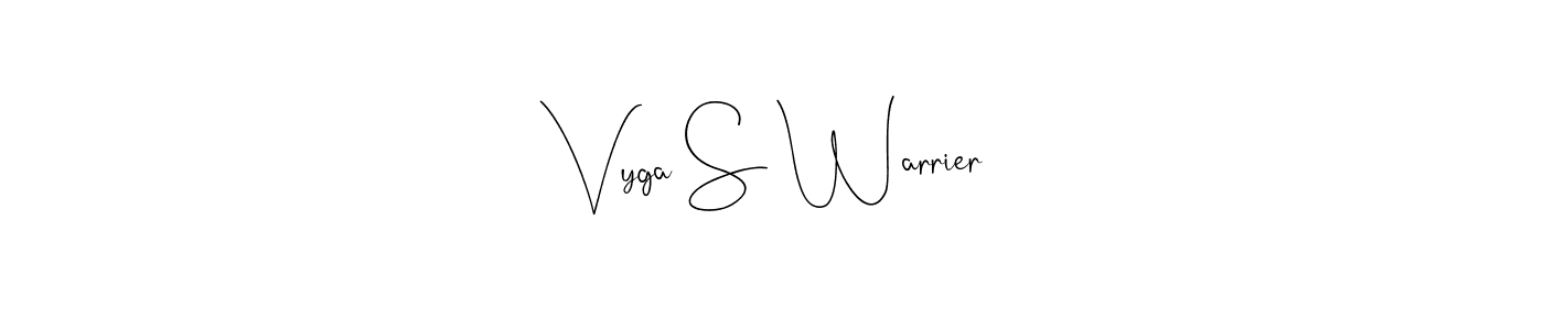 Once you've used our free online signature maker to create your best signature Andilay-7BmLP style, it's time to enjoy all of the benefits that Vyga S Warrier name signing documents. Vyga S Warrier signature style 4 images and pictures png