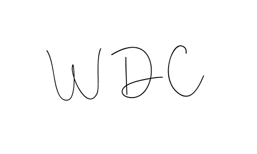 Also we have W D C name is the best signature style. Create professional handwritten signature collection using Andilay-7BmLP autograph style. W D C signature style 4 images and pictures png