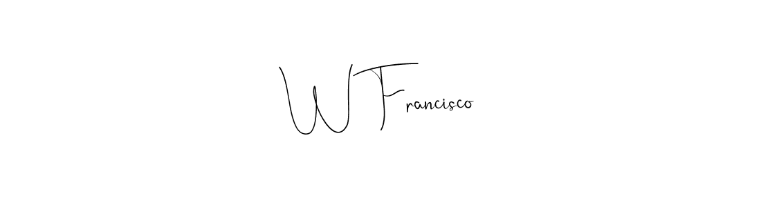 Check out images of Autograph of W Francisco name. Actor W Francisco Signature Style. Andilay-7BmLP is a professional sign style online. W Francisco signature style 4 images and pictures png