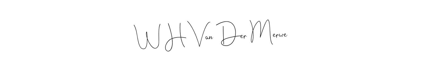 Best and Professional Signature Style for W H Van Der Merwe. Andilay-7BmLP Best Signature Style Collection. W H Van Der Merwe signature style 4 images and pictures png