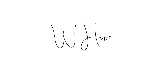 Once you've used our free online signature maker to create your best signature Andilay-7BmLP style, it's time to enjoy all of the benefits that W Hoque name signing documents. W Hoque signature style 4 images and pictures png