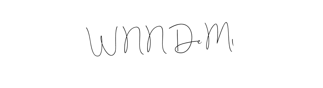 Here are the top 10 professional signature styles for the name W N N De Ml. These are the best autograph styles you can use for your name. W N N De Ml signature style 4 images and pictures png