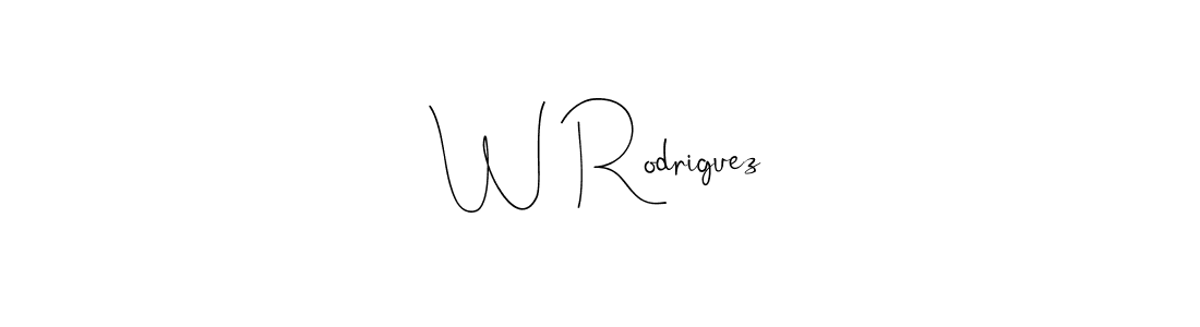 How to Draw W Rodriguez signature style? Andilay-7BmLP is a latest design signature styles for name W Rodriguez. W Rodriguez signature style 4 images and pictures png