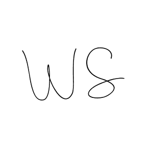 if you are searching for the best signature style for your name W S. so please give up your signature search. here we have designed multiple signature styles  using Andilay-7BmLP. W S signature style 4 images and pictures png