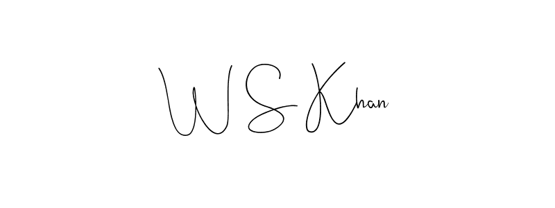 It looks lik you need a new signature style for name W S Khan. Design unique handwritten (Andilay-7BmLP) signature with our free signature maker in just a few clicks. W S Khan signature style 4 images and pictures png