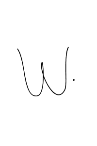 This is the best signature style for the W. name. Also you like these signature font (Andilay-7BmLP). Mix name signature. W. signature style 4 images and pictures png