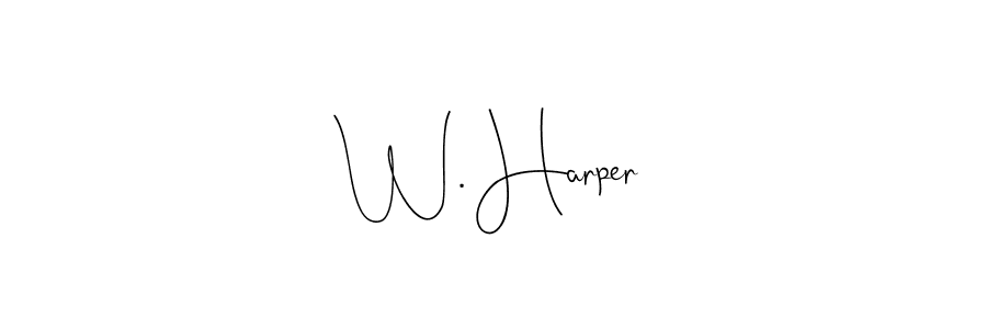Check out images of Autograph of W. Harper name. Actor W. Harper Signature Style. Andilay-7BmLP is a professional sign style online. W. Harper signature style 4 images and pictures png