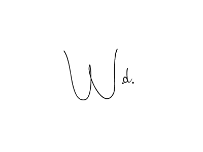 You can use this online signature creator to create a handwritten signature for the name W.d.. This is the best online autograph maker. W.d. signature style 4 images and pictures png