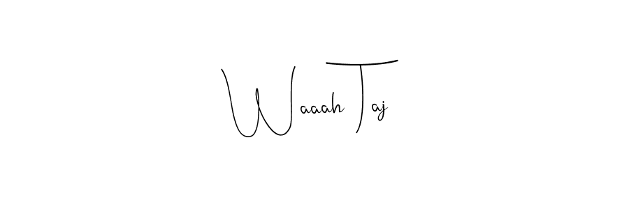 You can use this online signature creator to create a handwritten signature for the name Waaah Taj. This is the best online autograph maker. Waaah Taj signature style 4 images and pictures png