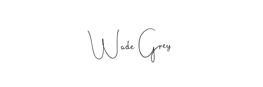 Make a beautiful signature design for name Wade Grey. Use this online signature maker to create a handwritten signature for free. Wade Grey signature style 4 images and pictures png