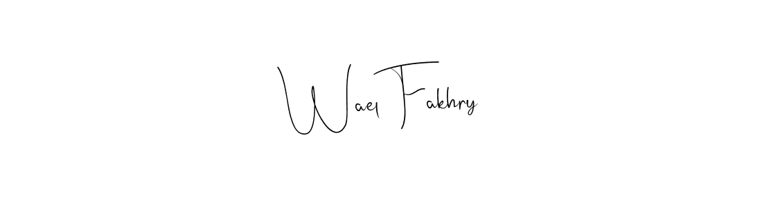 Use a signature maker to create a handwritten signature online. With this signature software, you can design (Andilay-7BmLP) your own signature for name Wael Fakhry. Wael Fakhry signature style 4 images and pictures png