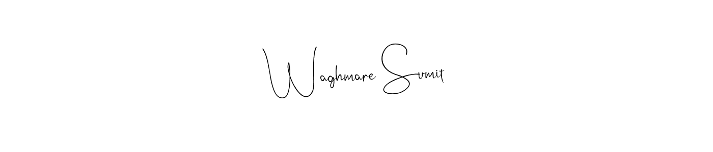 Design your own signature with our free online signature maker. With this signature software, you can create a handwritten (Andilay-7BmLP) signature for name Waghmare Sumit. Waghmare Sumit signature style 4 images and pictures png