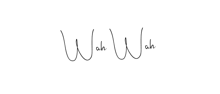 The best way (Andilay-7BmLP) to make a short signature is to pick only two or three words in your name. The name Wah Wah include a total of six letters. For converting this name. Wah Wah signature style 4 images and pictures png