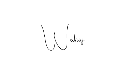 Also we have Wahaj name is the best signature style. Create professional handwritten signature collection using Andilay-7BmLP autograph style. Wahaj signature style 4 images and pictures png