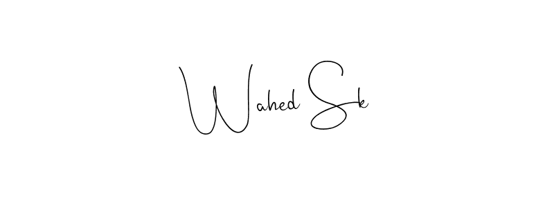 Here are the top 10 professional signature styles for the name Wahed Sk. These are the best autograph styles you can use for your name. Wahed Sk signature style 4 images and pictures png