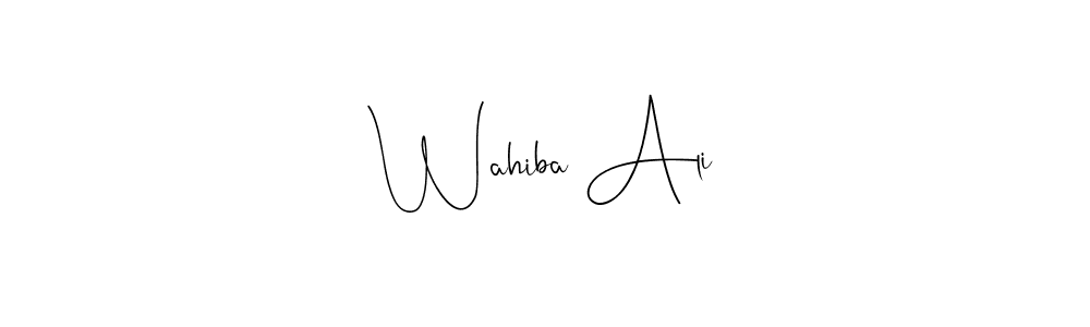 This is the best signature style for the Wahiba Ali name. Also you like these signature font (Andilay-7BmLP). Mix name signature. Wahiba Ali signature style 4 images and pictures png