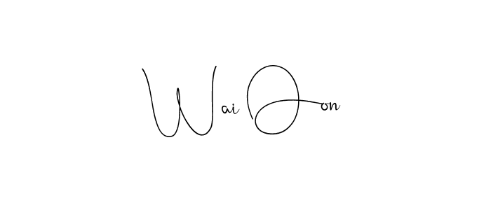 You can use this online signature creator to create a handwritten signature for the name Wai Oon. This is the best online autograph maker. Wai Oon signature style 4 images and pictures png