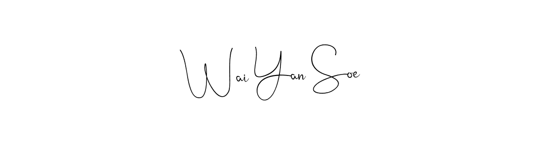This is the best signature style for the Wai Yan Soe name. Also you like these signature font (Andilay-7BmLP). Mix name signature. Wai Yan Soe signature style 4 images and pictures png