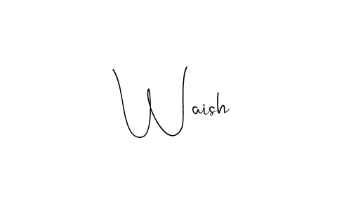 Similarly Andilay-7BmLP is the best handwritten signature design. Signature creator online .You can use it as an online autograph creator for name Waish. Waish signature style 4 images and pictures png