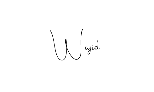 You should practise on your own different ways (Andilay-7BmLP) to write your name (Wajid) in signature. don't let someone else do it for you. Wajid signature style 4 images and pictures png