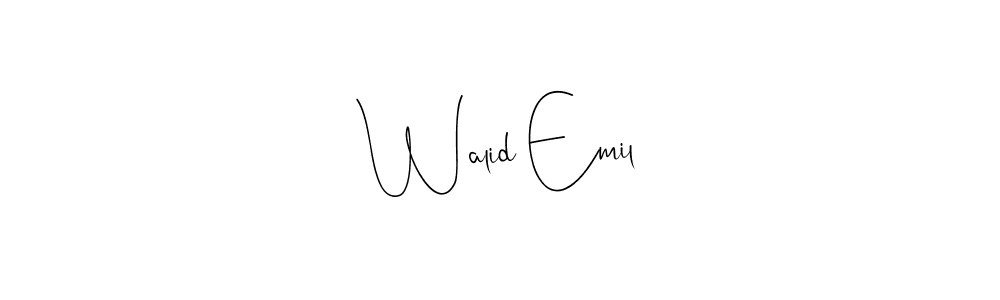 Check out images of Autograph of Walid Emil name. Actor Walid Emil Signature Style. Andilay-7BmLP is a professional sign style online. Walid Emil signature style 4 images and pictures png