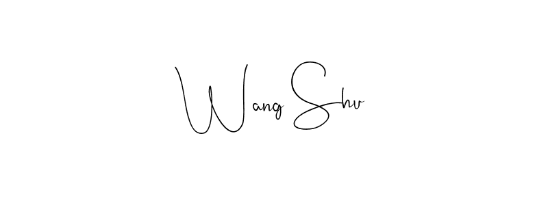 if you are searching for the best signature style for your name Wang Shu. so please give up your signature search. here we have designed multiple signature styles  using Andilay-7BmLP. Wang Shu signature style 4 images and pictures png