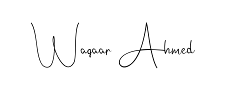Download transparent PNG signature for name Waqaar Ahmed styled with Andilay-7BmLP font. Ready to paste directly into PDF and Word agreements. Waqaar Ahmed signature style 4 images and pictures png