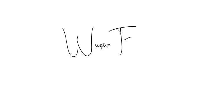 The best way (Andilay-7BmLP) to make a short signature is to pick only two or three words in your name. The name Waqar F include a total of six letters. For converting this name. Waqar F signature style 4 images and pictures png