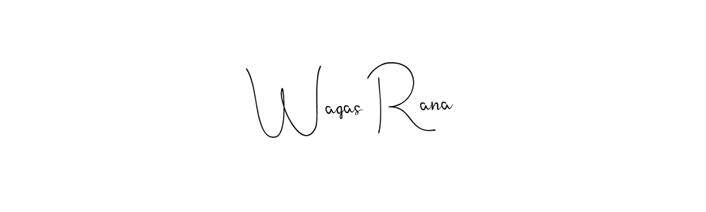 How to make Waqas Rana signature? Andilay-7BmLP is a professional autograph style. Create handwritten signature for Waqas Rana name. Waqas Rana signature style 4 images and pictures png
